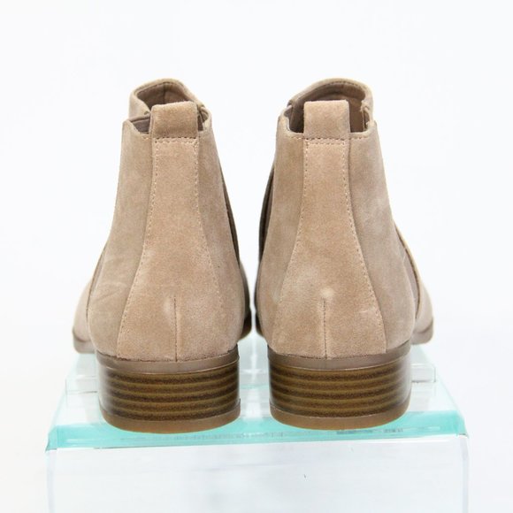 Nine West Chelsea Boots sz 6.5 Women Suede Ankle Bootie Pull on Shoes - Picture 7 of 8
